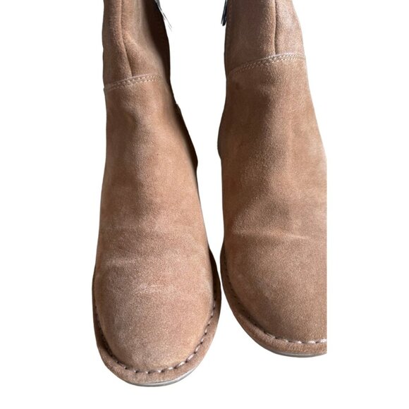 Ugg Arana Knee High Suede Chestnut Heeled Pull-On Boots Womens Size 8.5 - Picture 3 of 10